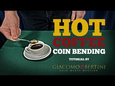 How to BEND a COIN - Coin Magic Easy - TUTORIAL by Bertini