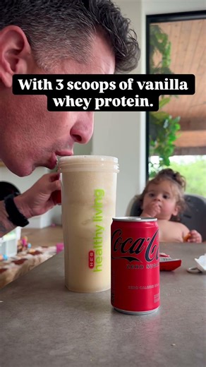 Does This Coke Float Actually Have 70g Protein #shorts #asmr