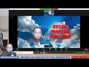 FITUR ZOOM 2020: MENAMPILKAN VIDEO DAN PPT SECARA BERSAMAAN (PPT AS VIRTUAL BACKGROUND)