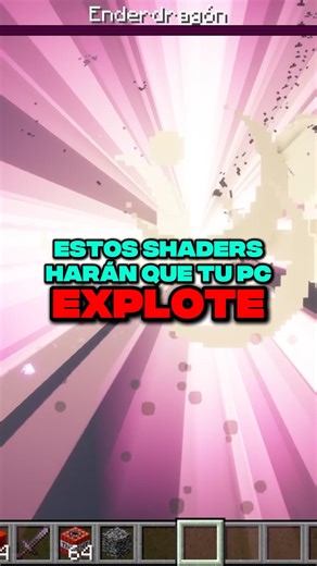 LOS MEJORES SHADERS PARA MINECRAFT 😎📸 #minecraftjava #shaders