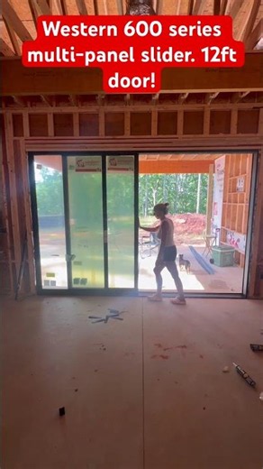 The 12ft Western Window Systems 600 Series multi-slide is finally in!!!