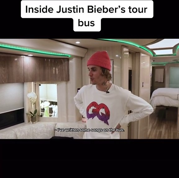 Inside Justin Bieber’s Tour Bus