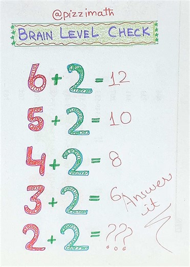 IQ Question | Brain Level Check 🧠 #simplemath #iqtest #mathtrick #mathhack #easymath