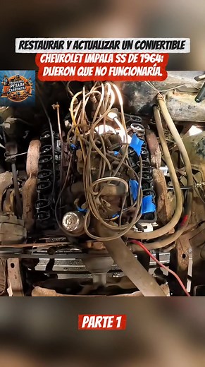 20K views · 439 reactions | Parte1| Restoring & Upgrading a 1964 Chevrolet Impala SS Convertible ✌ They Said it Wouldn't Run! #building #chevrolet #impala #build #impalass #chevroletimpala #custom #engine #construction | Maquinaria pesada carbonera | Facebook
