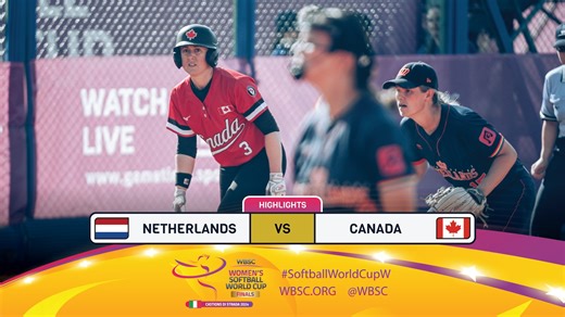 14K views · 202 reactions | 雷 Bronze Medal Game  Game 21 Highlights 漏  Netherlands   Canada XVII Women's Softball World Cup - Finals #SoftballWorldCupW | WBSC | Facebook