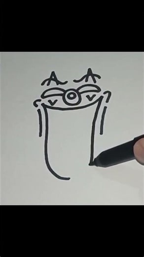 Como desenhar um palhaço de forma fácil! #shorts #viral #art #viralvideo #drawing #draw #easy #arte