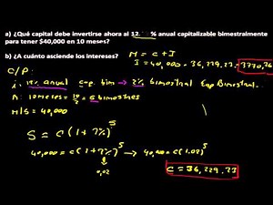Interés compuesto: Ejercicio resuelto