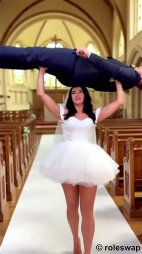 lift and carry, overhead, bride carry groom #lift #romantic #strongwomen