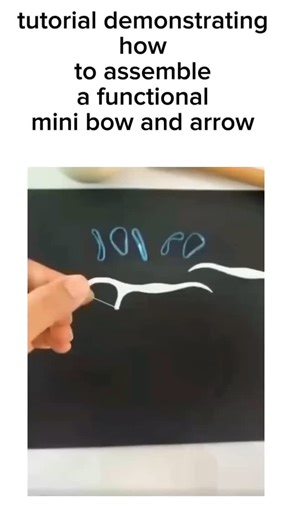 @snapc.over on Instagram: "- This viral post showcases a 15-second DIY video tutorial on crafting a mini bow and arrow from dental floss picks ("糸ようじ"), string, and cotton swabs, achieving functional shots up to a few feet. - Shared by Japanese influencer whose account specializes in shareable lifestyle clips, it echoes a global trend of toothpick-based archery hacks popularized on TikTok and YouTube since 2022, emphasizing zero-tool creativity. - With 10k+ likes and 6M views in under 48 hours,