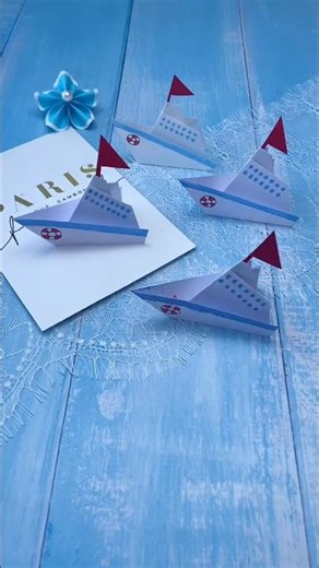 “Easy Paper Ship Craft 🚢 | Step-by-Step Tutorial”!#PaperCraft #PaperShip #PaperBoat #DIYCraft #Easy