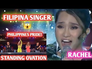 RACHEL FILIPINA SINGER make Judges Standing ovation😱 America's Got talent😱