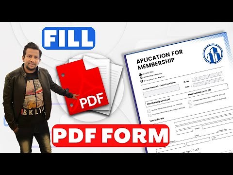 How to Fill PDF Form in PC | How to Type on a PDF Document | How to Edit PDF File