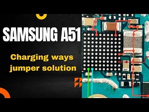 Samsung A51 SM-A515 Charging ways jumper solution