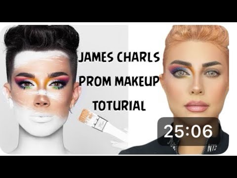 James Charles prom makeup tutorial/makeup tutorial