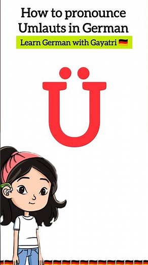 How to pronounce German Umlauts| Umlauts in German| Deutsche Umlauts | #germanpronunciation #deutsch