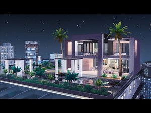 MODERN LUXURY PENTHOUSE | THE SIMS 4 | NO CC | Stop-motion