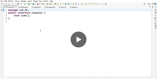 Spring Framework Loose Coupling with Dependency Injection | swathi bommidi posted on the topic | LinkedIn