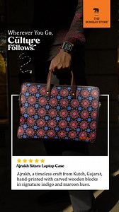 3.7K reactions | Carry tradition, charm and functionality in one beautiful package. Our Elephant Floral Laptop Case blends Indian artistry with everyday practicality, so the art follows wherever you go. ​ ​ Discover graceful laptop bags online or in-store today. ​ The Bombay Store | Heritage | Swadesi | Handcrafted | Made In India | Indian Art | The Bombay Store | Facebook