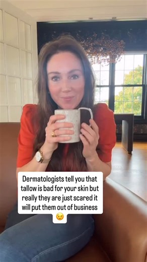 Yarrow Skin Co on Instagram: "Why they’re coming for tallow… and why you should be paying attention. Tallow isn’t just NOT bad for your skin — it might be the single most beneficial thing you could put on it. 🌿 Here’s why: Bio-identical nourishment: The fatty acid profile of grass-fed tallow is almost identical to your skin’s natural sebum. That means your skin recognizes it and drinks it in — no clogging, no fighting, just deep absorption. Nutrient powerhouse: Tallow is loaded with vitamins A,