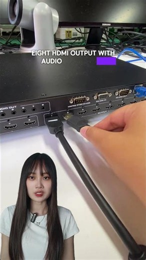 This is an 8×8 4K60 seamless matrix with HDMI and audio I/O, video wall processing.