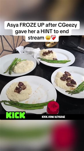 Asya FROZE UP after CGeezy gave her a HINT to end stream 😩❤️‍🩹#influencercity #asyarae #cgeezy