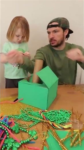 Hold Your Leprechaun Horses! Adley & Mom bug Dad for Scissors.. Just kidding! They dont need them