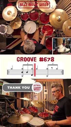 🥁 Drum Beat for Beginners #678 | Easy Drum Beat #678 | Learn Drum Beat | How to Play Drum Beat