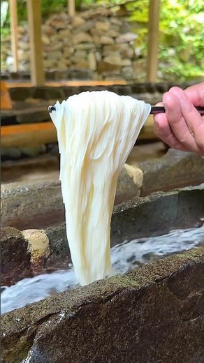 All-You-Can-Eat Flowing Somen by a Giant Waterfall!