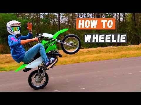 How To Wheelie Klx110 Step By Step Guide