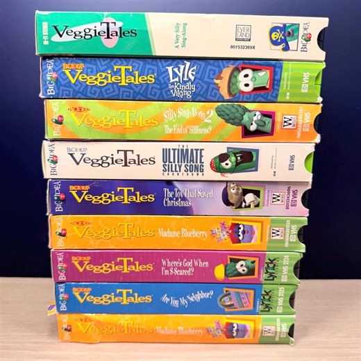 Vintage Veggietales VHS Tapes – 90s Christian Kids Media - Etsy UK
