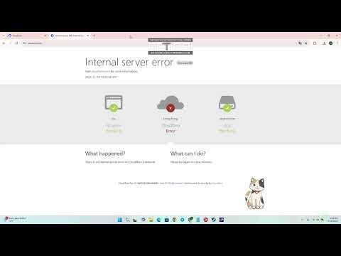 LỖI CLOUDFLARE SẬP MẠNG: CHATGPT, CANVA, X ĐỒNG LOẠT TÊ LIỆT! (INTERNAL SERVER ERROR) | 18/11/2025