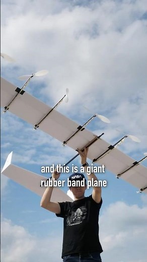I built the World's Largest Rubber-Band Plane! ✈️