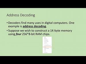 CA10 - Memory - Address Decoding