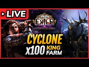 POE 3.27🔴UBER CYCLONE - x100 KINGS FARM - Slayer League Starter Build🔴Path of Exile