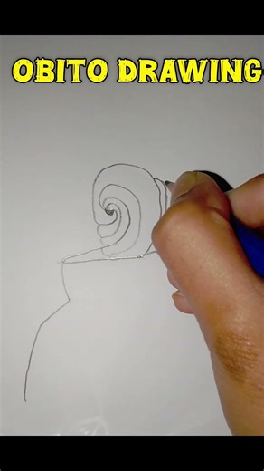 I Drew Obito Uchiha 😭🔥 | Naruto Anime Art . #obitouchiha #naruto #uchiha #animeart #shorts #artshort