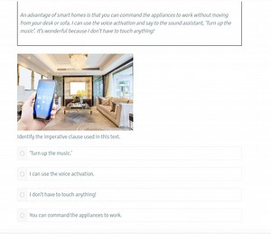 An advantage of smart homes is that you can command the applian... | Filo