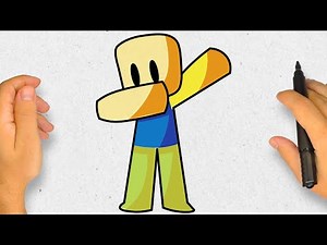 Cómo dibujar Roblox | Paso a Paso Simple y Fácil