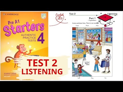 STARTERS AUTHENTIC 4 TEST 2 LISTENING (CÓ ĐÁP ÁN) #english #cambridgeenglish
