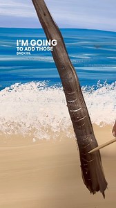 37K views · 508 reactions | [clip] Painting palm tree trunks #art #artist #painting #tutorials #palmtrees #diy #artsandcrafts #acrylicpainting #beginnerfriendly #easypainting | Emily Seilhamer Art | Facebook