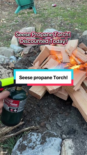 Seese Propane Torch! Great for fires, grilling, searing, and much more!