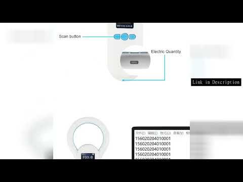Pet Microchip Reader Scanner 134.2Khz Animal Chip Reading Device for Pet Identification