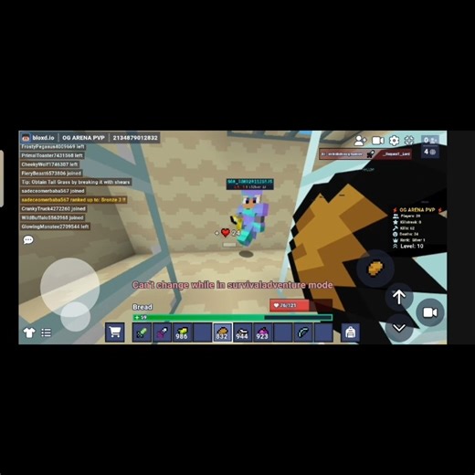 cosmic smp pvp again 😱😱😱