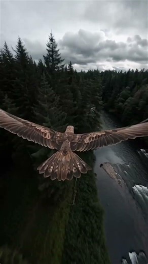 The Ultimate Eagle POV: Flying Over the World! 🦅🔥 #eagles #eagleflying