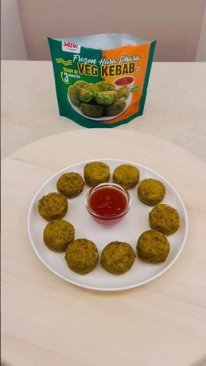 Evening Snack Sorted! Safal Hara Bhara Kebabs in 3 Min 😍 #ytshorts #viralsnacks #kebab #food