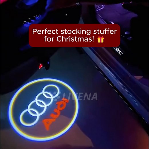 🚗✨ Want a gift car lovers will actually use? This LED door projector upgrades any car with a luxury welcome light! ✅ Sharp custom logo projection ✅ Installs in seconds — no wiring ✅ Bright, premium LED lighting 🎁 Perfect stocking stuffer — limited offer! 👉 https://livena-shop.com/products/custom-brand-projector-for-stick-on-door | Livena