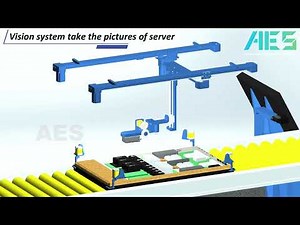 Server vision inspection system Gantry type