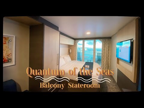 QUANTUM OF THE SEAS BALCONY ROOM TOUR | Royal Caribbean Cruise Singapore | 皇家加勒比游轮海洋量子号阳台套房～
