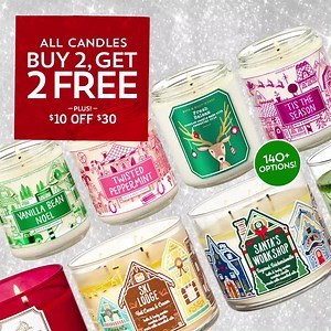 5.2K reactions · 1.5K shares | Christmas. Wish. ✨ Granted: BUY 2, GET 2 FREE all Candles! Use code COZYWINTER for $10 off your $30 purchase. | Bath & Body Works | Facebook