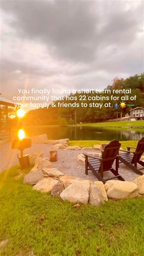 8.9K views · 369 reactions | Fishing pond, bbq’s, hot tub boats, creeks, and 22 cabins☀️ Get your friends together and book your stay at Creekside Hideaway! Check out the link in our bio to book with us! #creeksidehideawaytn #smokymountains #tennessee #downtowngatlinburg #pigeonforge #tinycabins | Creekside Hideaway | Facebook