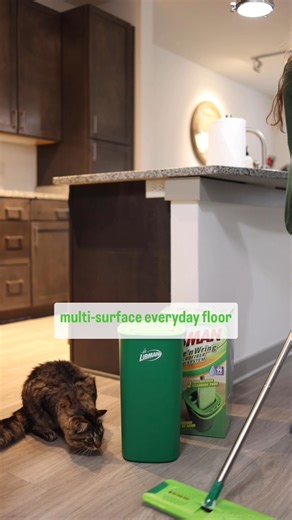 Having pets is a joy, but let's be honest, they can be a bit messy! 🐾 That’s where the Rinse ‘n Wring™ mop bucket system comes to the rescue. It's designed to tackle muddy paw prints, pet hair, dander, and litter box dust effortlessly. The dual chamber system removes water and dirt efficiently, while the machine-washable microfiber pads keep your floors spotless. Safe for all hard surfaces, this mop is tough enough for the biggest pet messes. Best of all, the Rinse ‘n Wring™ system removes over